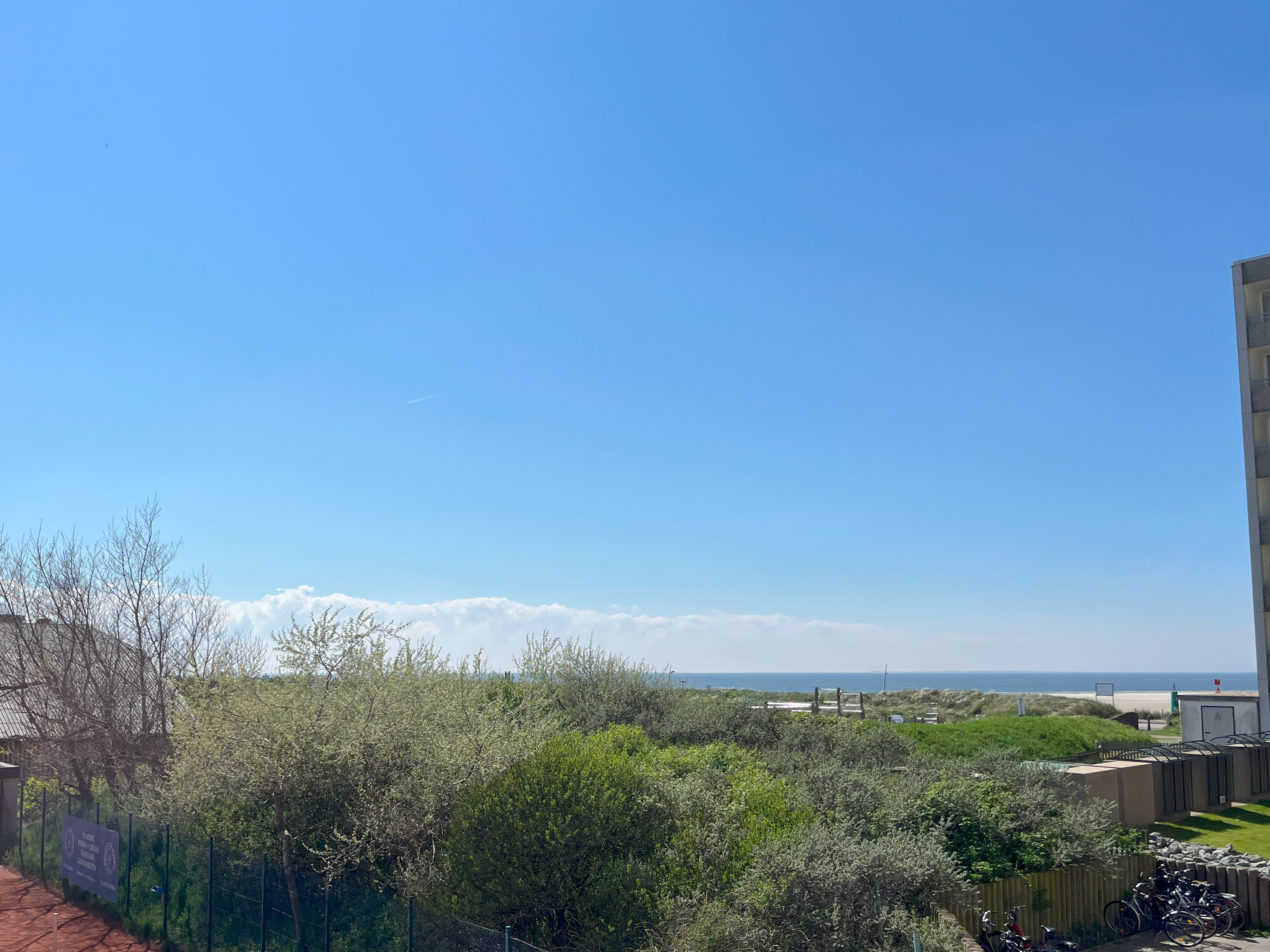 Meerblick vom Hauptbalkon im Strandglück